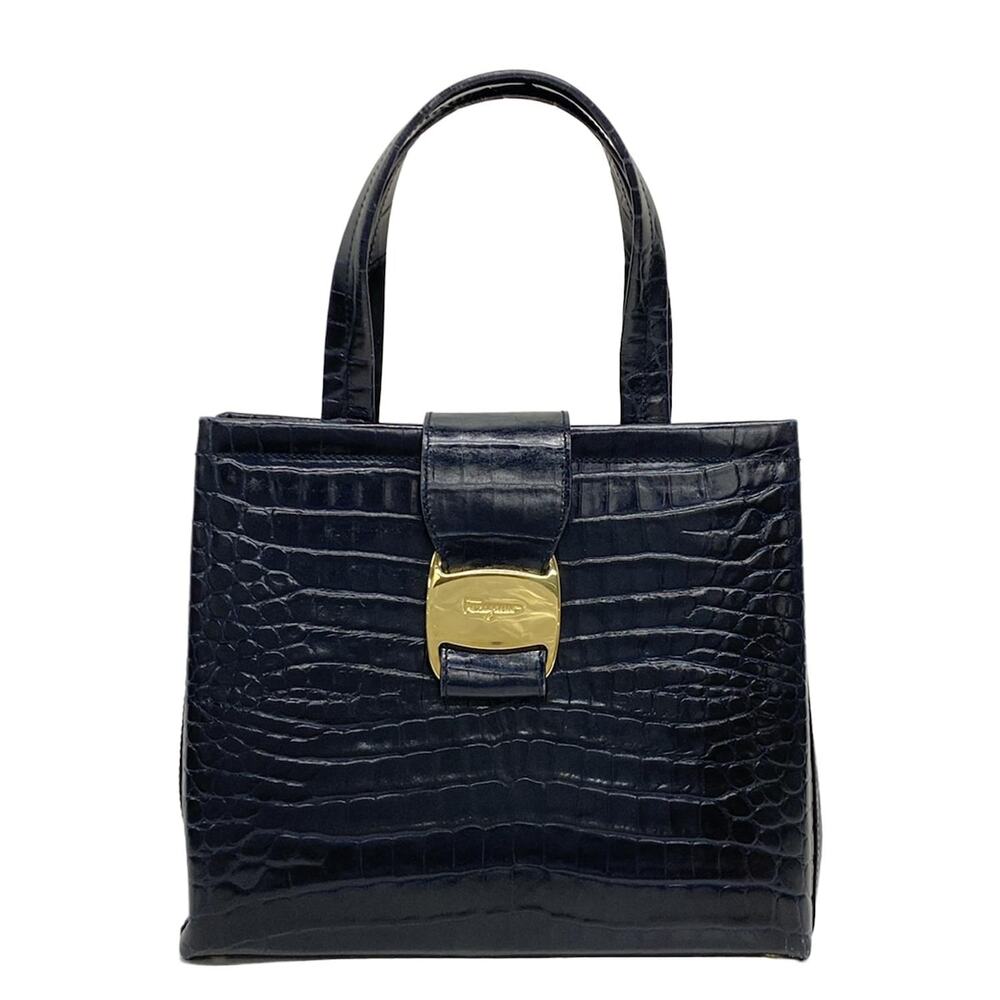 Salvatore Ferragamo Vara Handbag 218252 Leather